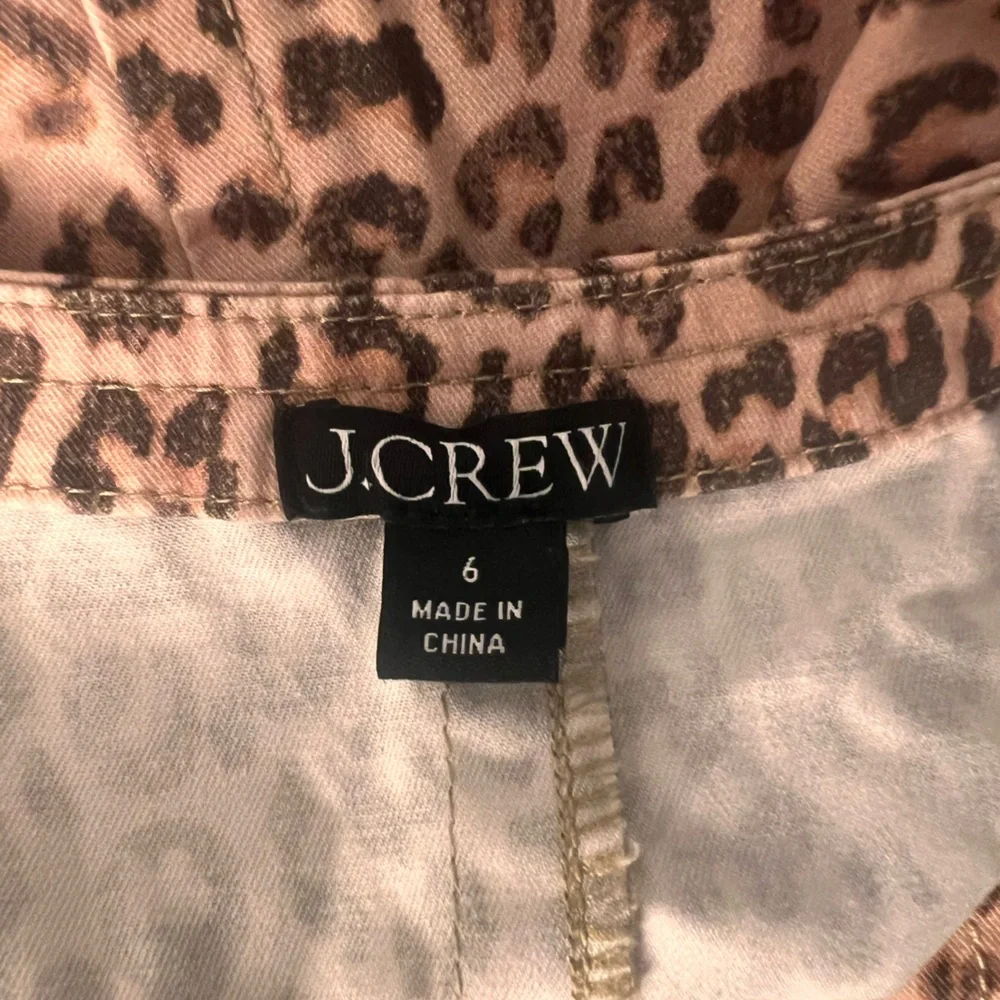 NWOT / J.Crew Norwood dress in leopard cozy chino - Picture 6 of 6
